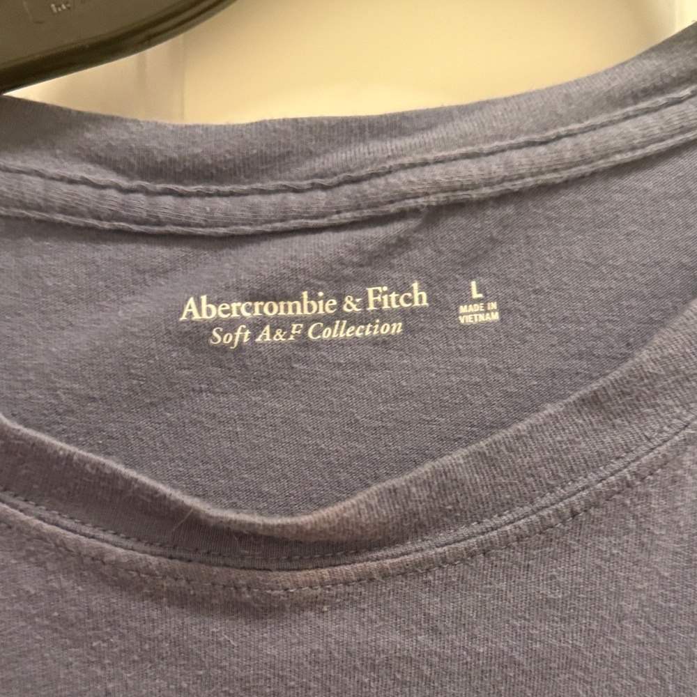 Abercrombie & Fitch Soft Collection Tee In Slate View 2